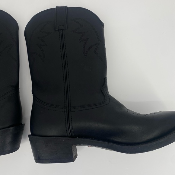 Durango Men’s Black Leather Cowboy Western Boots 11 EE - Picture 9 of 10